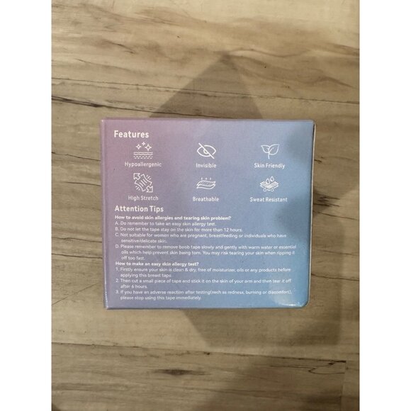 VBT Nipple Cover Kit Breast Tape Kit Nude 3" High Stretch Hypoallergen - Picture 4 of 5